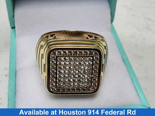 Men's Ring - Yellow Gold 10k (.417) 8.3 grams Size 12