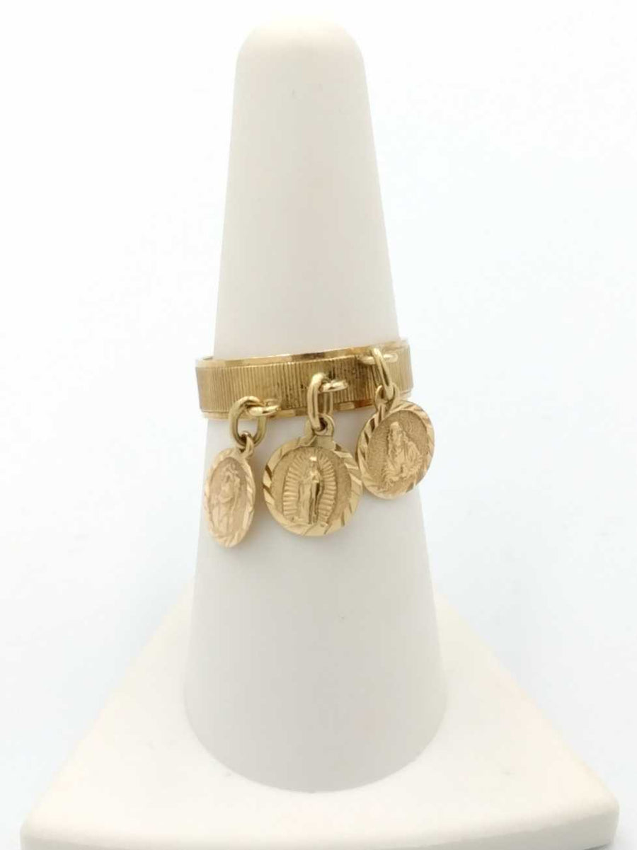 Women's Ring - Yellow Gold 14k (.585) 3.4 grams Size 7.5
