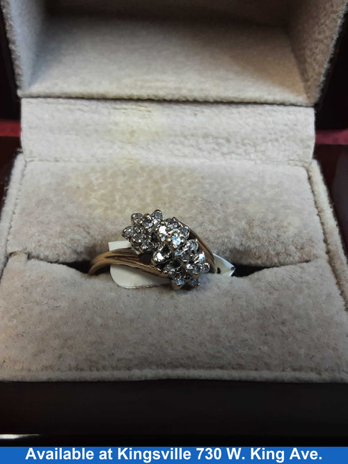Women's Ring - Yellow Gold 10k (.417) 2.4 grams Size 6