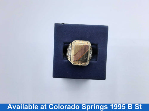 Men's Ring - Yellow Gold 10k (.417) 5.3 grams Size 8.5