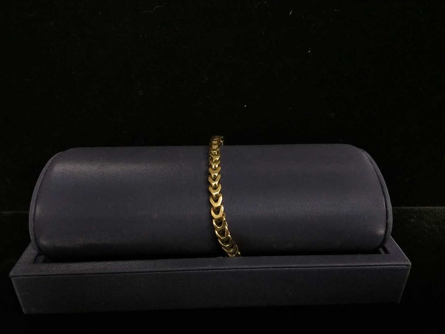 Fox Tail Bracelet - Yellow Gold 14k (.585) 38.5 grams 8 inch