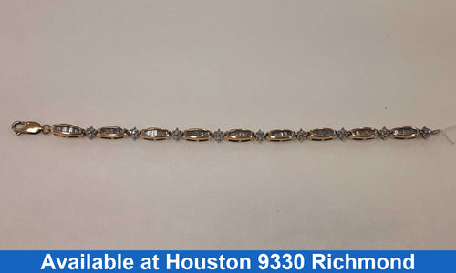 Bracelet - Yellow Gold 10k (.417) 15.1 grams 6 inch