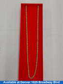 Rope Chain - Yellow Gold 14k (.585) 8.5 grams 24 inch