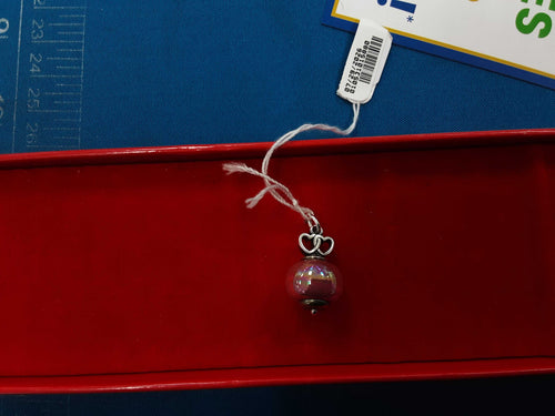 Enamel Pendant Two Hearts