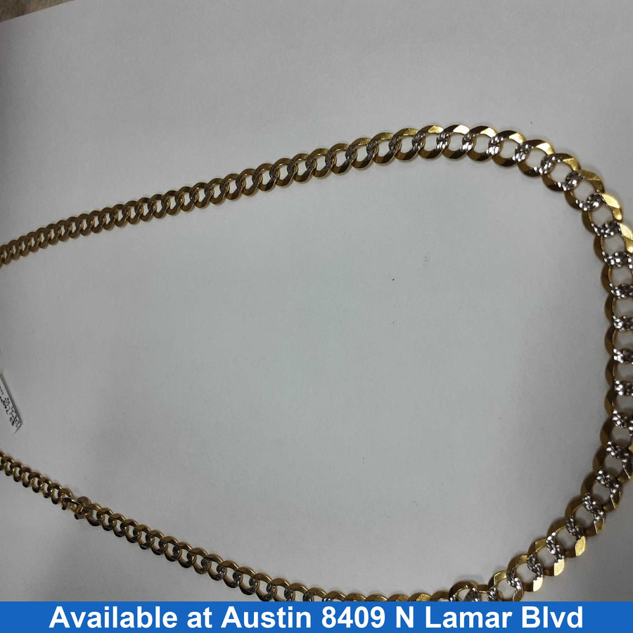 Cuban Link Chain - Yellow Gold 14k (.585) 31.2 grams 25 inch