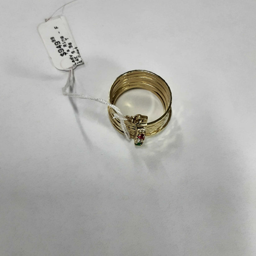 Women's Ring - Yellow Gold 14k (.585) 5.9 grams Size 8