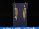 Earrings - Tricolor Gold 14k (.585) 4.1 grams