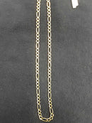 Figaro Chain - Yellow Gold 14k (.585) 14.4 grams 22 inch