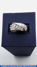 Ring - Wedding Band - White Gold 10k (.417) 7.5 grams Size 10