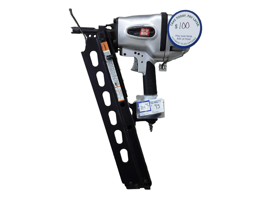 Griprite Silver Pneumatic Roofing Nailer