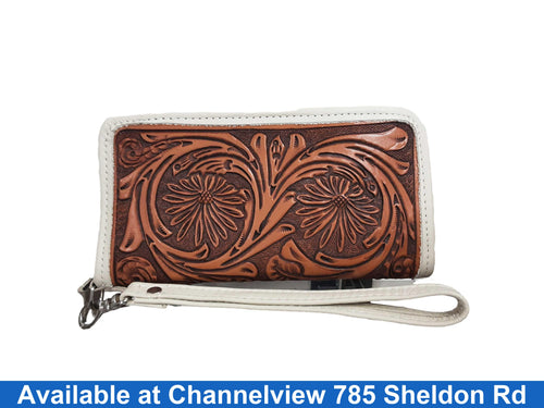 Double J Saddlery Lzw18 Brown Wallet