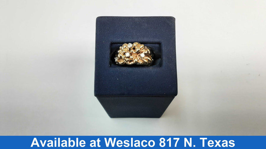 Women's Ring - Yellow Gold 14k (.585) 9.2 grams Size 6
