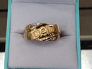 Men's Ring - Yellow Gold 10k (.417) 5.2 grams Size 10