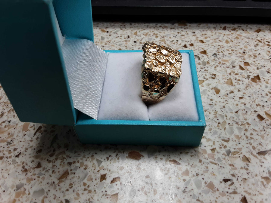 Men's Ring - Yellow Gold 10k (.417) 6 grams Size 14
