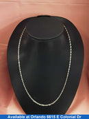 Rope Chain - White Gold 10k (.417) 4.1 grams 20 inch