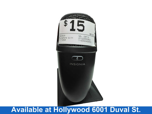 Insignia Ns- Cbm19 Black Corded Microphone