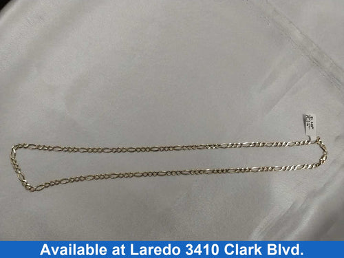 Figaro Chain - Yellow Gold 10k (.417) 13.8 grams 24 inch