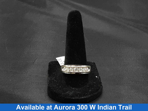 Ring - Wedding Band - White Gold 10k (.417) 3.7 grams Size 10