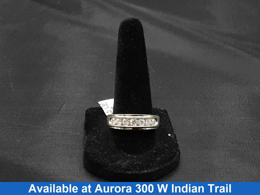 Ring - Wedding Band - White Gold 10k (.417) 3.7 grams Size 10