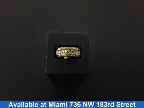 Ring - Wedding Band - Yellow Gold 10k (.417) 9.1 grams Size 10.5