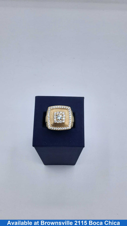 Men's Ring - Yellow Gold 10k (.417) 5.7 grams Size 12