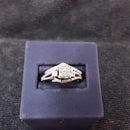 Ring - Engagement Set - White Gold 10k (.417) 5.1 grams Size 9