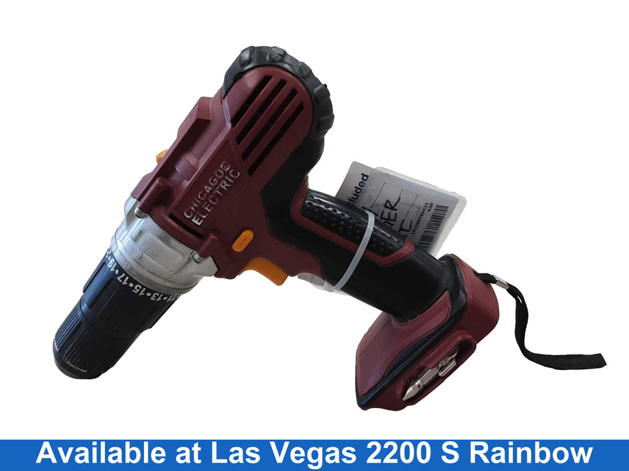 Chicago Electric 68850 Red Cordless Standard Drill