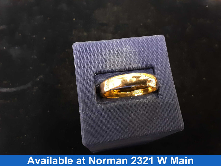 Ring - Wedding Band - Yellow Gold 14k (.585) 2.5 grams Size 12