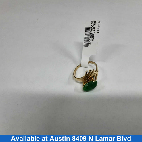Women's Ring - Solitaire - Yellow Gold 14k (.585) 2.6 grams Size 4