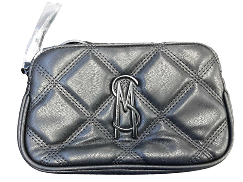 Steve Madden Bdaisy Quilted Crossbody Black Purse / Handbag