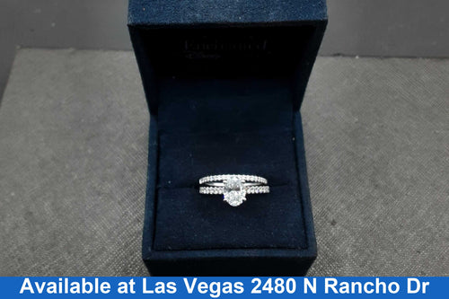 Ring - Engagement Set - White Gold 10k (.417) 3.8 grams Size 7