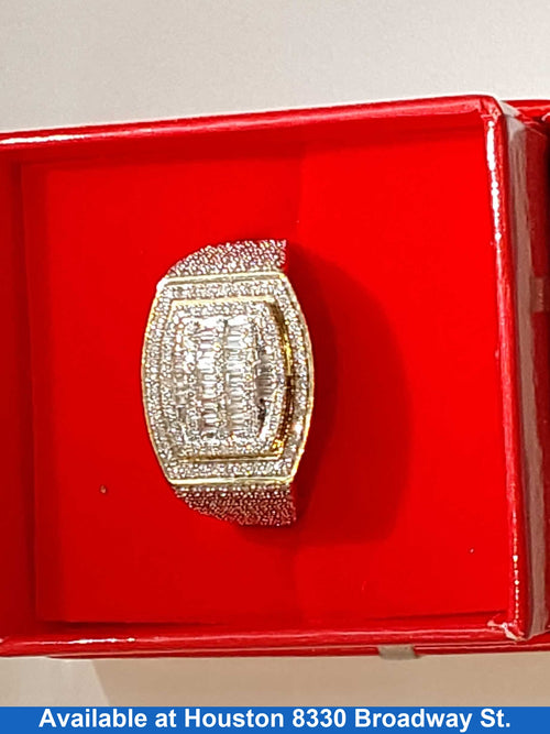 Men's Ring - Yellow Gold 10k (.417) 7.7 grams Size 11.5