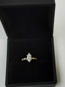 Women's Ring - Solitaire - Yellow Gold 10k (.417) 1.8 grams Size 9