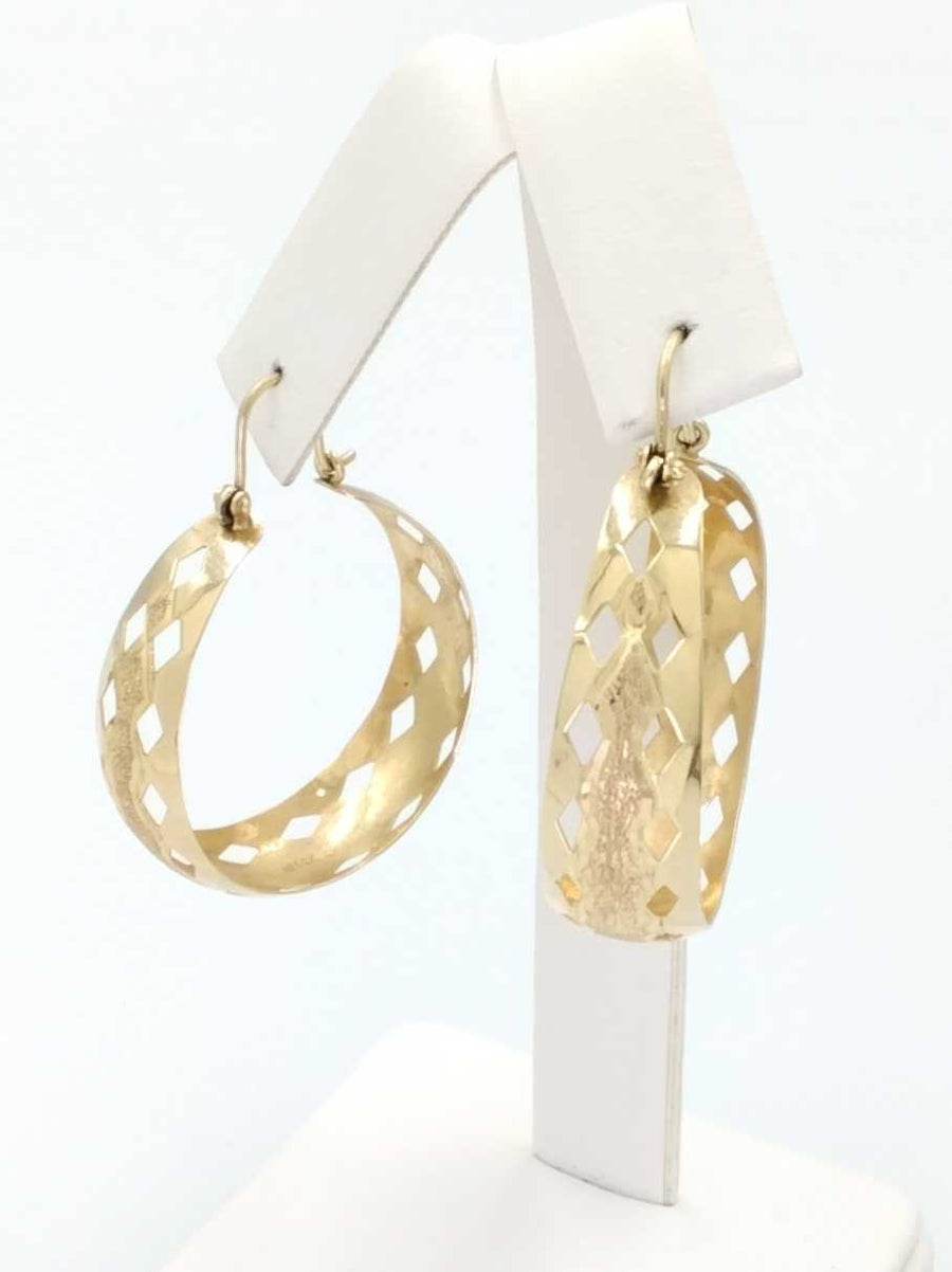 Bangle Earrings - Yellow Gold 14k (.585) 6.2 grams