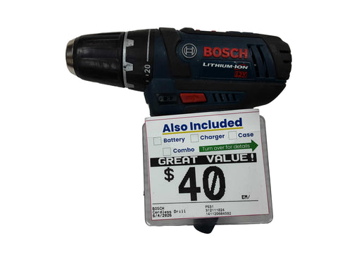 Bosch Ps31 Blue Cordless Standard Drill