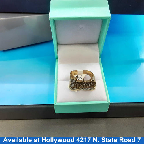 Women's Ring - Yellow Gold 10k (.417) 6.3 grams Size 5