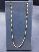 Bead Chain - Yellow Gold 10k (.417) 7.7 grams 28 inch