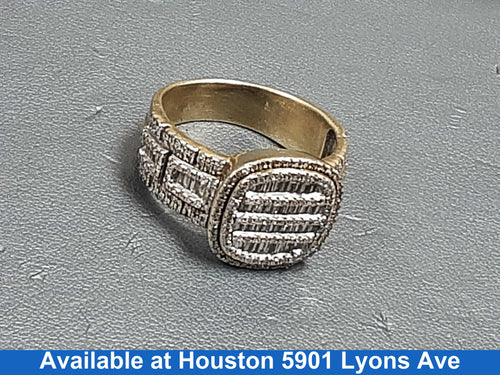 Men's Ring - Yellow Gold 10k (.417) 8.3 grams Size 10.5