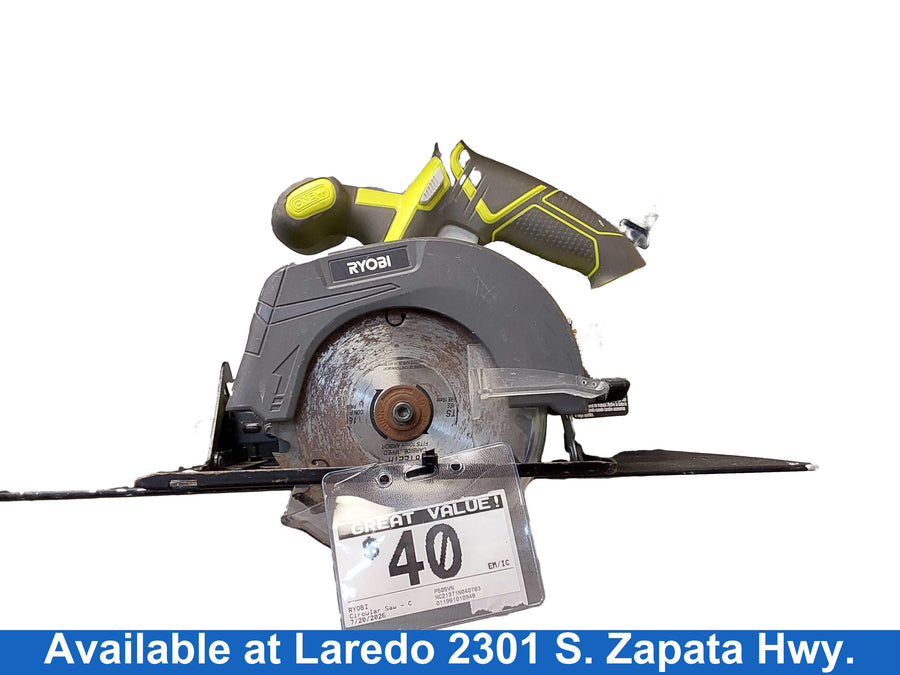 Ryobi P505vn Green Cordless Circular Saw