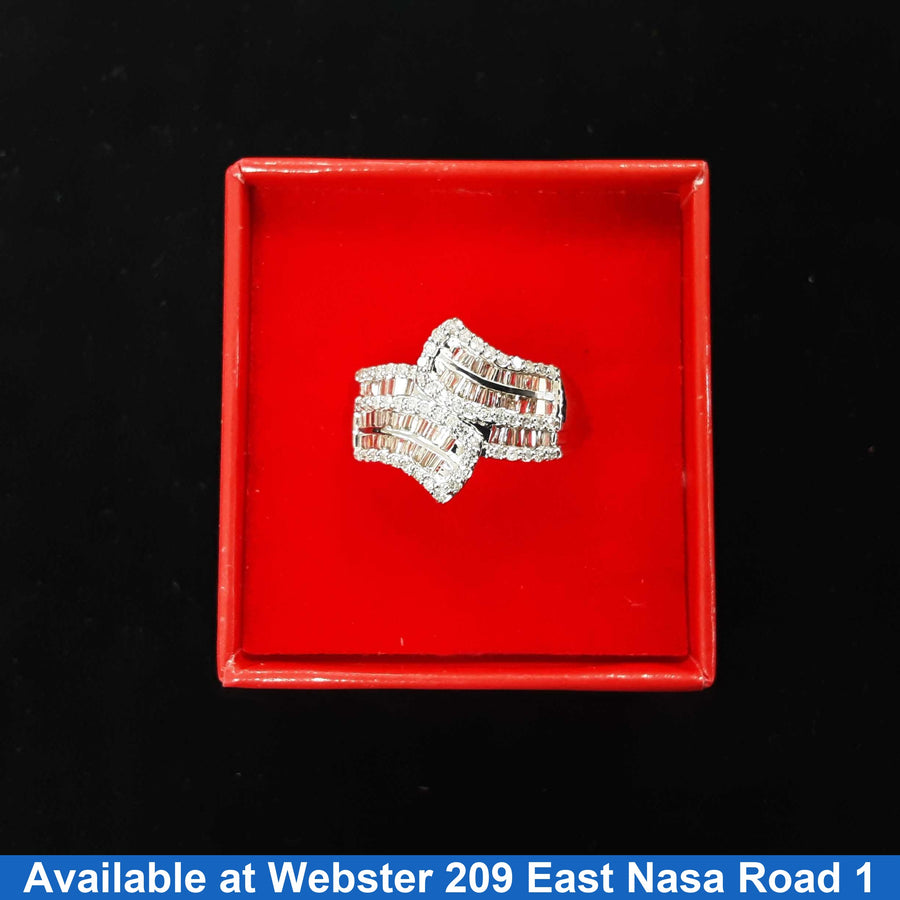 Women's Ring - White Gold 14k (.585) 3.5 grams Size 10