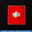 Women's Ring - White Gold 14k (.585) 3.5 grams Size 10