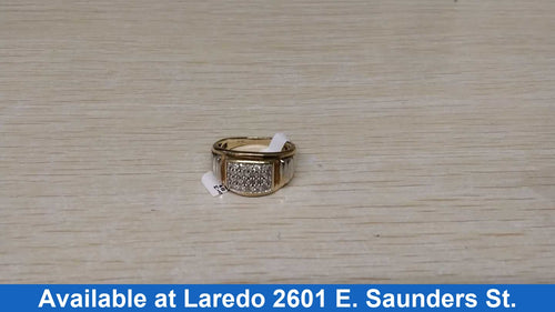 Men's Ring - Yellow Gold 10k (.417) 5.8 grams Size 10