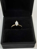 Women's Ring - Solitaire - Yellow Gold 10k (.417) 1.8 grams Size 9