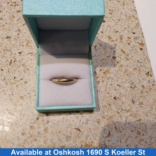 Ring - Wedding Band - Yellow Gold 14k (.585) 2.4 grams Size 7