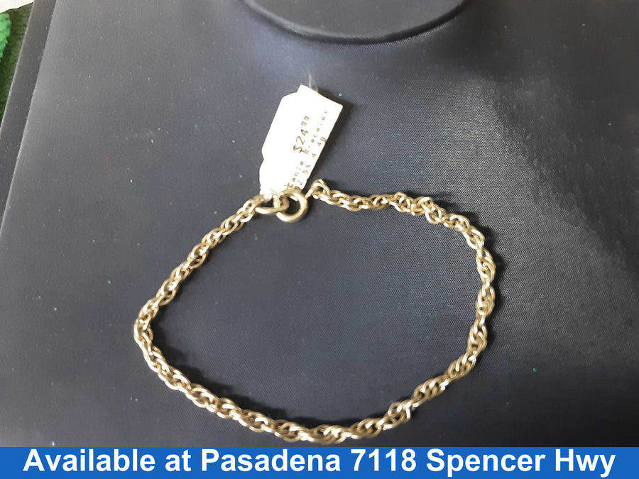 Cable Bracelet - Silver 4.4 grams 6 inch