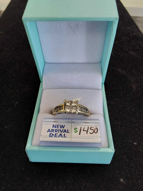 Ring - Wedding Set - Yellow Gold 14k (.585) 5 grams Size 9
