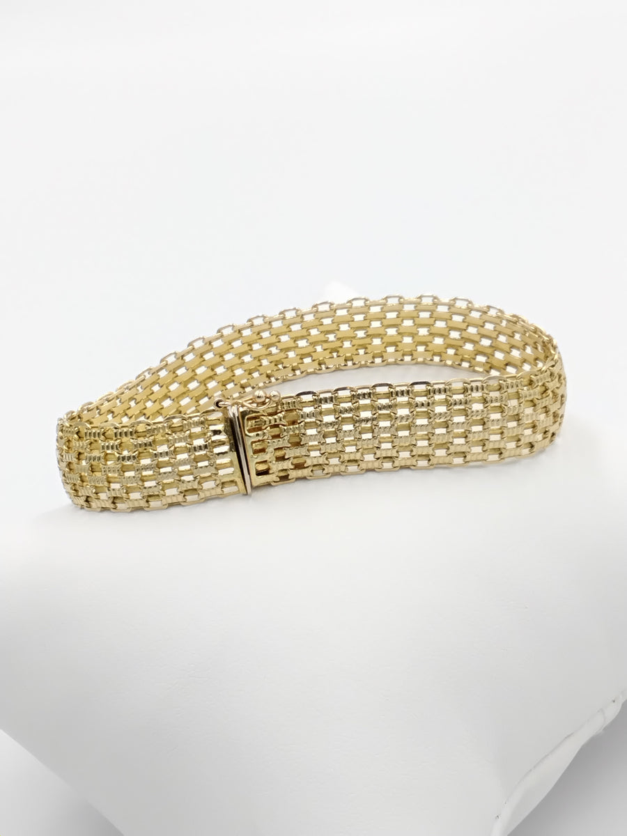 Bracelet - Yellow Gold 14k (.585) 15.2 grams 7 inch