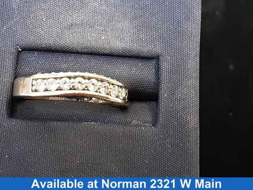 Ring - Wedding Band - White Gold 14k (.585) 3 grams Size 5