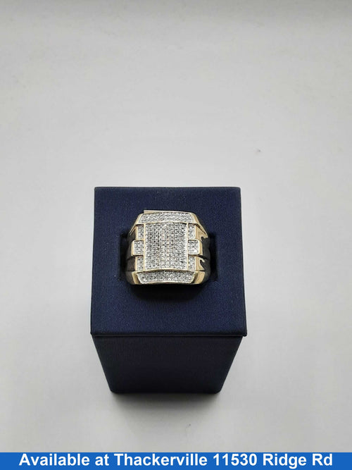 Men's Ring - Yellow Gold 10k (.417) 4.8 grams Size 8