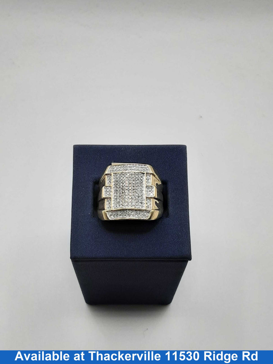 Men's Ring - Yellow Gold 10k (.417) 4.8 grams Size 8